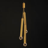 Allumettes LED Pendant by ET2 - 3-Light, Gold