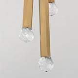 Allumettes LED Pendant by ET2 - 3-Light, Gold