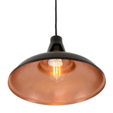 Alma Pendant Light - Matt Black & Satin Copper