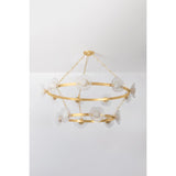 Almandine Chandelier by Corbett