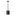 Alston Mini Cylinder Pendant 8'' Matte Black + White