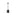 Alston Mini Cylinder Pendant 8'' Matte Black + White