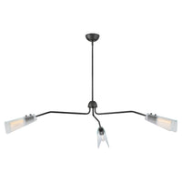 Altman Extra Large Low Profile Chandelier - Gunmetal - by Hinkley
