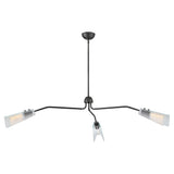 Altman Extra Large Low Profile Chandelier - Gunmetal - by Hinkley