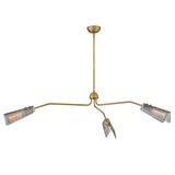Altman Extra Large Low Profile Chandelier - Lacquered Brass - by Hinkley
