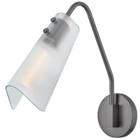 Altman Medium Single Light Sconce - Gunmetal - by Hinkley