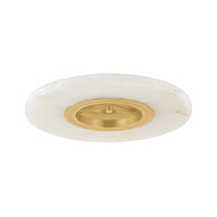 Alto Semi Flush - Aged Brass
