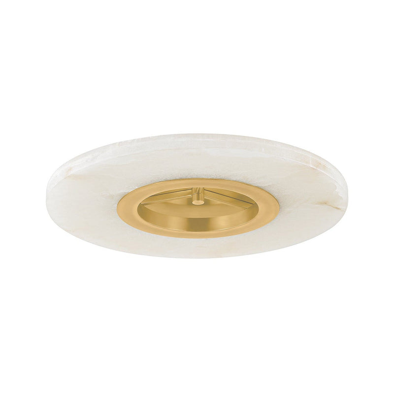 Alto Semi Flush - Aged Brass