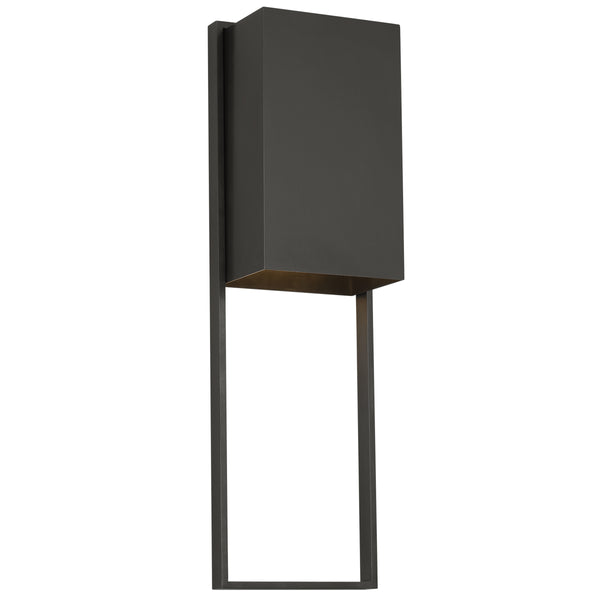 Alude Outdoor Wall Light Small Bronze By Visual Comfort Modern - Side View