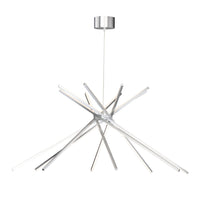 Alumilux: Aster 8-Light LED Pendant by ET2 - Satin Aluminum