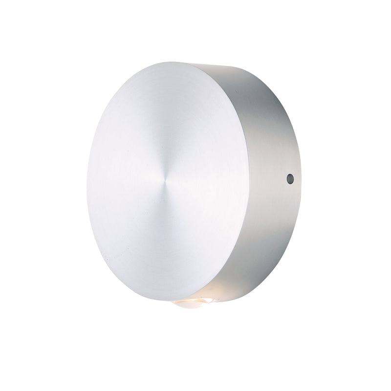 Alumilux: Glint LED Outdoor Wall Sconce by ET2 - Satin Aluminum