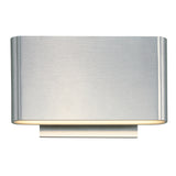 Alumilux: Spartan LED Outdoor Wall Sconce by ET2 - Satin Aluminum