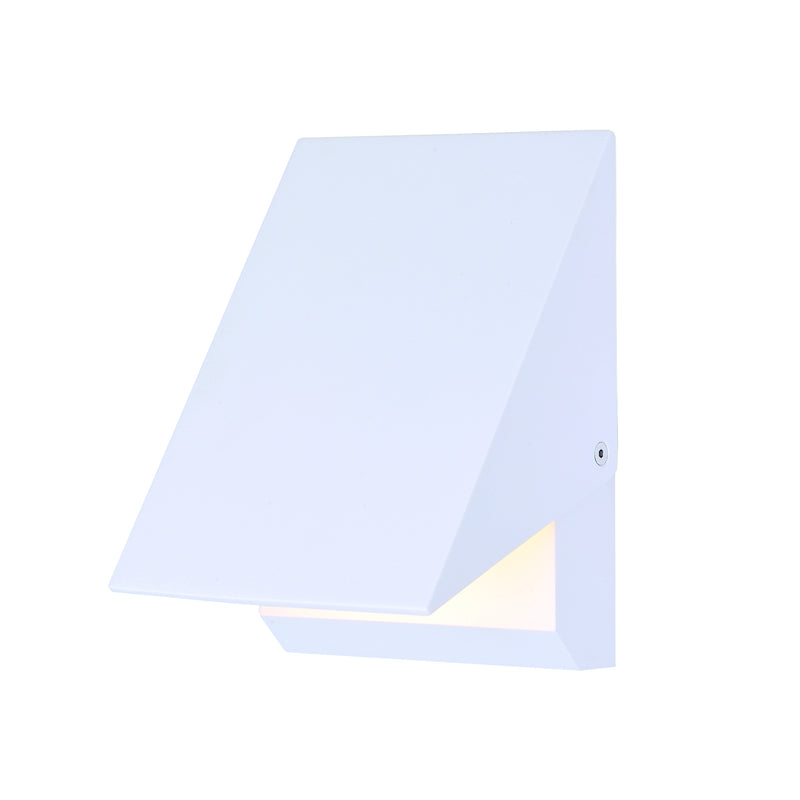 Alumilux Tilt LED Outdoor Wall Sconce by ET2 - 7 Inch White
