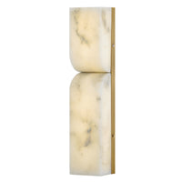 Alune Medium LED Sconce - Lacquered Brass - by Fredrick Ramond