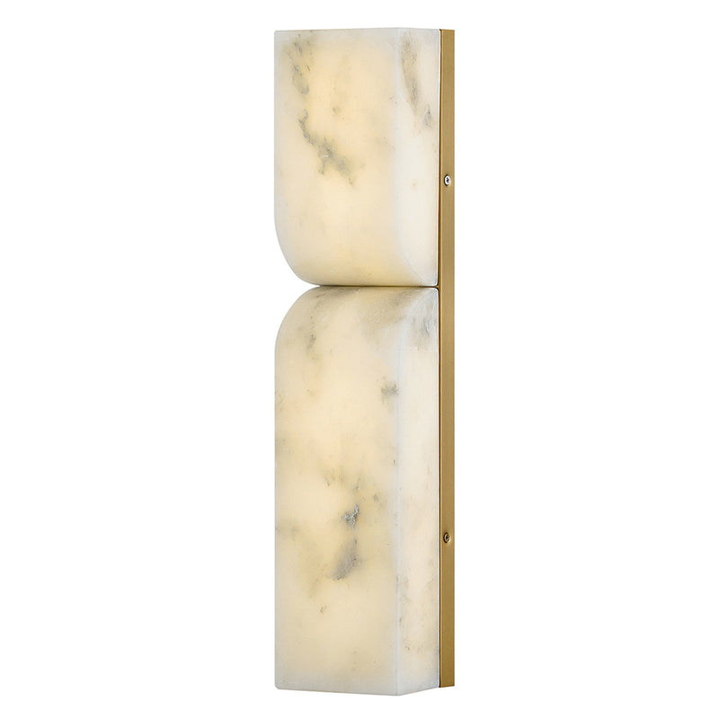 Alune Medium LED Sconce - Lacquered Brass - by Fredrick Ramond