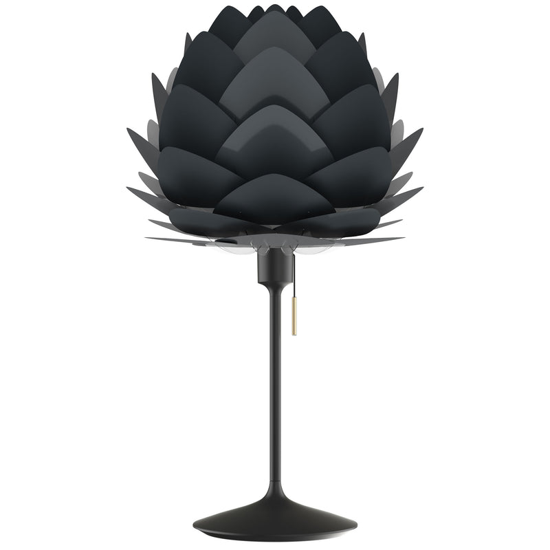 Aluvia Table Lamp Black Anthracite Grey By UMAGE