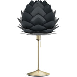 Aluvia Table Lamp  Brushed Brass Anthracite Grey By UMAGE