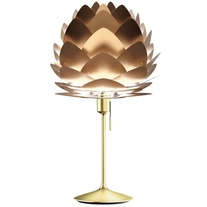 Aluvia Table Lamp  Brushed Brass Brushed Bronze By UMAGE