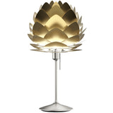 Aluvia Table Lamp Brushed Steel Brushed Brass By UMAGE