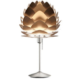 Aluvia Table Lamp Brushed Steel Brushed Bronze By UMAGE