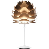 Aluvia Table Lamp White Brushed Bronze By UMAGE