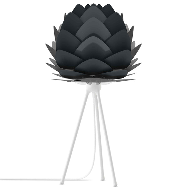 Aluvia Tripod Table Lamp Anthracite White By Umage