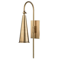 Alva Wall Sconce - Aged Brass by Hudson Valley