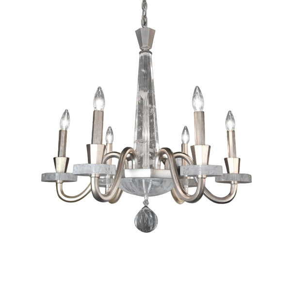 Amadeus Chandelier Small Antique Silver By Schonbek