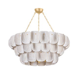 Amalfi Chandelier - 16 Light, Vintage Gold Leaf by Hudson Valley