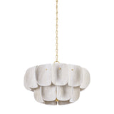 Amalfi Chandelier - 8 Light, Vintage Gold Leaf by Hudson Valley