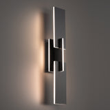 Amari Wall Sconce By Modern Forms Aged Brass Detailed View