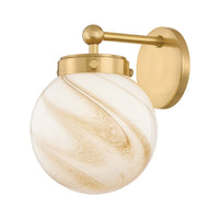 Ambra Wall Sconce - Aged Brass