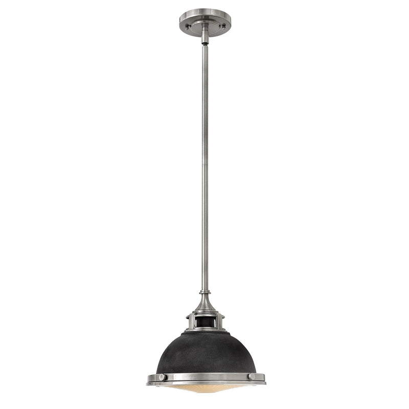 Amelia Small Pendant - Aged Zinc - by Hinkley