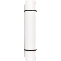 Amelie Vanity Light — 12 5/8", Milk, Aged Iron