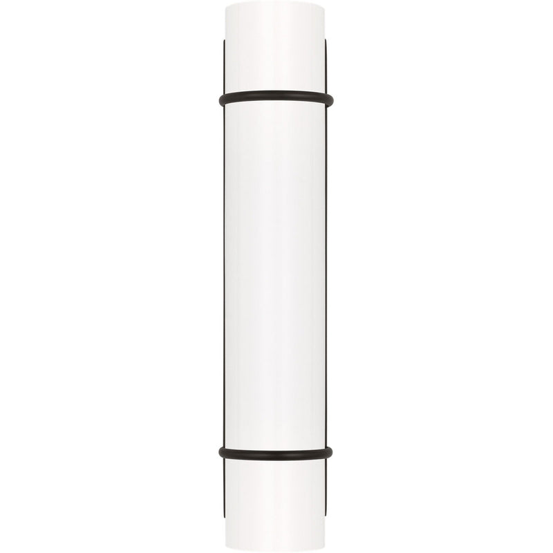 Amelie Vanity Light — 12 5/8", Milk, Aged Iron