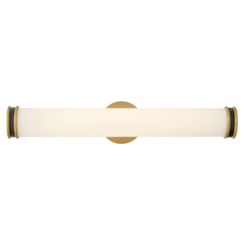 Ames LED Vanity - Lacquered Brass / Black