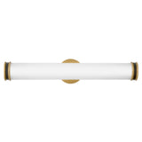Ames LED Vanity - Lacquered Brass / Black