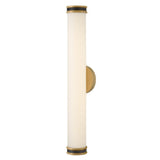Ames LED Vanity - Lacquered Brass / Black