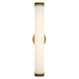 Ames LED Vanity - Lacquered Brass / Black