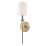 Amherst Wall Sconce - 1-Light 18.75 Inch - Aged Brass by Hudson Valley