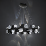 Amorina Chandelier By Schonbek Beyond, Finish: Black,  ,  | Casa Di Luce Lighting