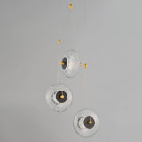 Amulet LED Multi Light Pendant Small By ET2 Front View