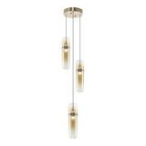 Amulet Pendant 10 Inch Champagne Gold