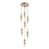 Amulet Pendant 13 Inch Champagne Gold