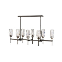 Ana Medium Eight Light Linear - Black Oxide - by Hinkley