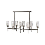 Ana Medium Eight Light Linear - Black Oxide - by Hinkley