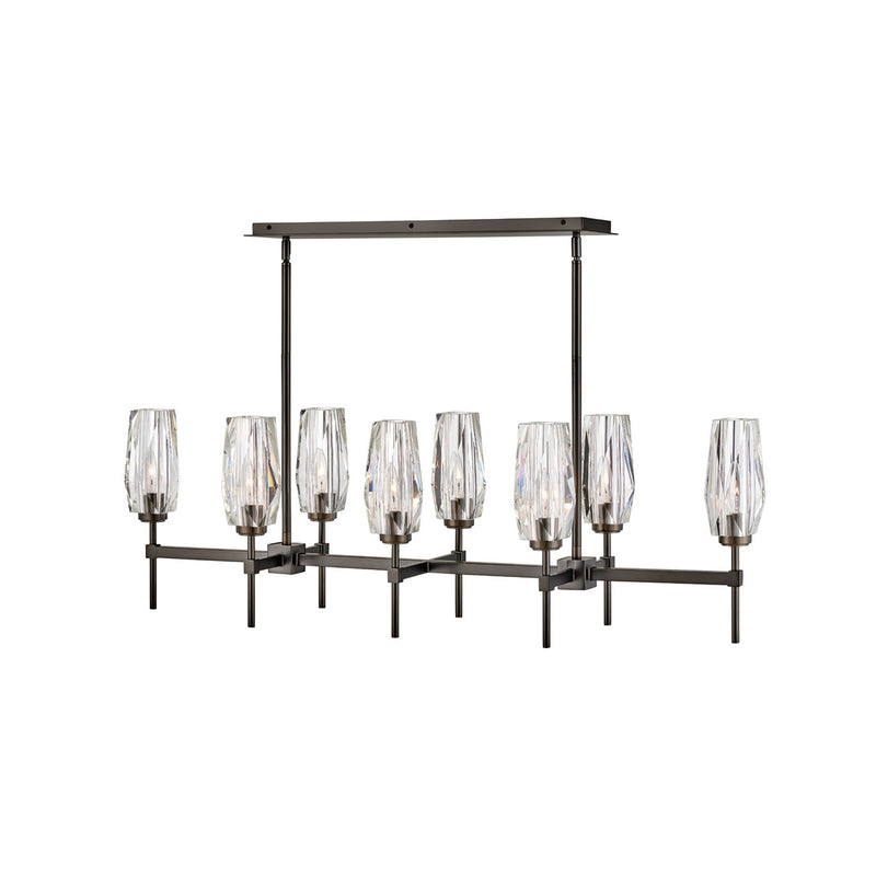 Ana Medium Eight Light Linear - Black Oxide - by Hinkley