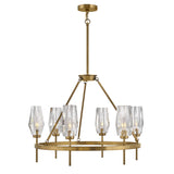 Ana Single Tier Chandelier - Heritage Brass - by Hinkley