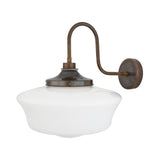 Anath Swan Neck Wall Light - Antique Brass