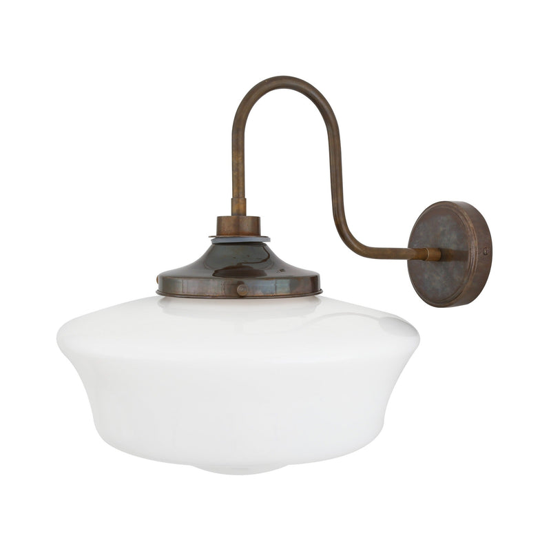 Anath Swan Neck Wall Light - Antique Brass